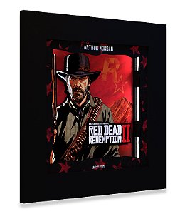 Quadro 25x25 Red Dead Redemption 2 - Arthur Morgan - Horizon