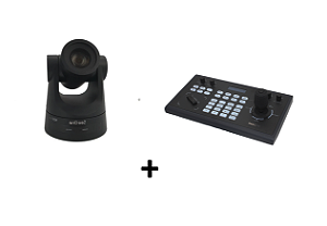 Kit PTZ p/transmissões Camera Robotica UV580 NDI 30X + Controle