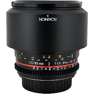 Lente Rokinon 85MM T1.5 cine Nikon