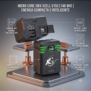 Bateria Micro Core SWX XCell V150 V-Mount 148Wh para Câmeras