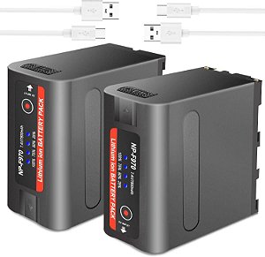 Bateria Similar Sony NP-F 960/970 C/ USB