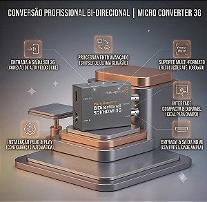 Micro Conversor BiDirecional Blackmagic Design SDI/HDMI 3G