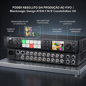 Switcher Blackmagic Design ATEM 1 M/E Constellation HD 10 SDI