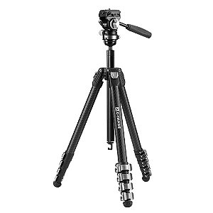 Tripé Portatil E-Image TC205 B Fibra de Carbono (Ball Head)