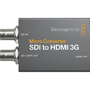 Micro Conversor Blackmagic Design SDI para HDMI com fonte