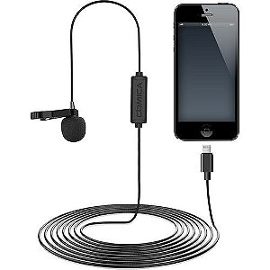 Microfone de Lapela Comica para IOS (2.5M)