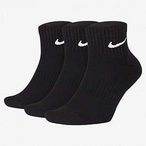 Meia Nike Everyday Cushion Quarter (3 pares)