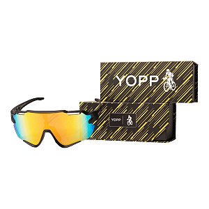 Óculos de Ciclismo YOPP Polarizado UV400 "1066 LENTE DOURADA"