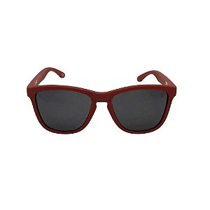 Óculos de Sol YOPP Polarizado com Proteção UV400 São Paulo - Vermelho Bordô lente antirreflexo