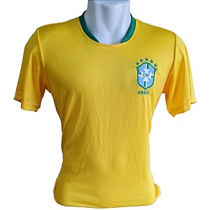 Camiseta Dri-fit Seleção Brasileira c/ Proteção UV400