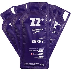 Z2 Energy Gel Z2+ Speedo Berry 5 Sachês 40G