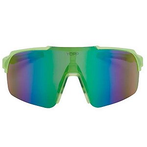 Óculos De Sol Polarizado Proteção UV400 Yopp Mask L 2.3 - Lente verde espelhada