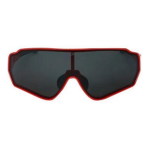 Óculos De Sol Polarizado Proteção UV400 Yopp Mask Z 2.4 - Vermelho e cinza (Lente preta)