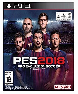 PES 2018 PRO EVOLUTION SOCCER + ATUALIZAÇÃO 2023 PS3 - LS Games