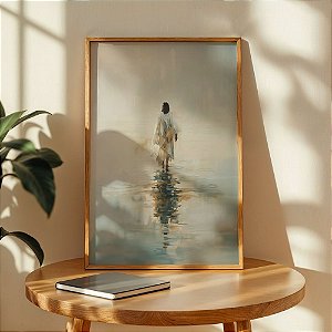 Quadro Jesus sobre as águas
