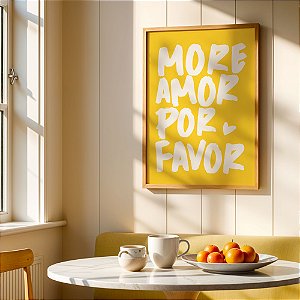 Quadro More Amor Por Favor