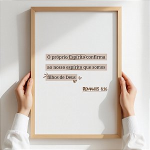 Quadro Romanos 8:16