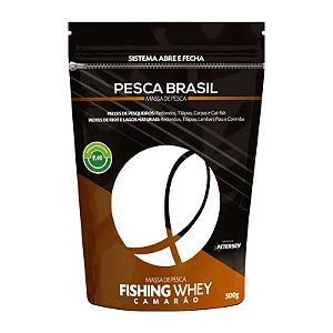 Massa de Isca P40 Fishing Whey Camarão Pesca Brasil Zip Lock 500g