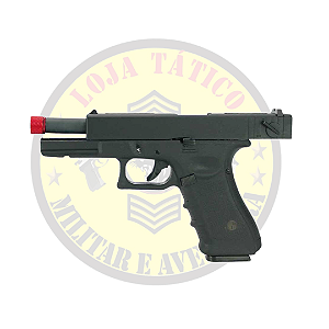 PISTOLA AIRSOFT GBB GLOCK R18 SLIDE METAL 6MM