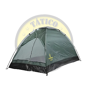 Barraca de Camping Koala 3 Pessoas Poliéster Varetas de Fibra Guepardo