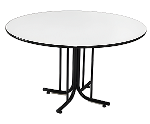 MESA PÉ CENTRAL COM REFORÇO