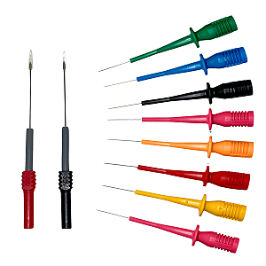 Kit Ponta De Prova Tipo Sonda Agulhas Flexíveis + Pinças Rígidas 10 Peças USA-133