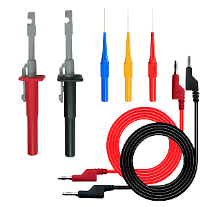 Piercing Vermelho e Preto Com Cabo USA-131