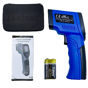 Termômetro Digital Automotivo Mira Laser 580°c Usa-060