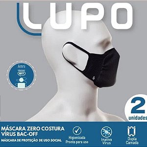 Kit com 2 Máscaras de Proteção Adulto Lupo K2 36004-900