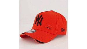 Boné New Era MLB New York Yankees 940 Destroyed Laranja