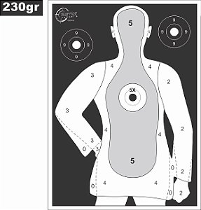 Alvos Silhueta Pontuação - Cod A185