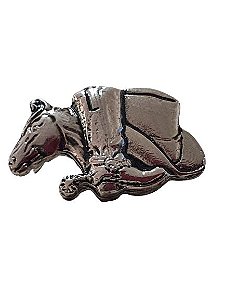 Margarida aplique bota cavalo e chapeu AFB143