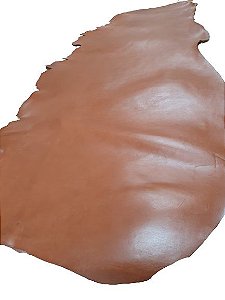 Couro Quebracho Acabado CAramelo Meia Banda 4mm espessura