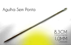 AGULHA  SELEIRO SEM PONTA - 3912 - 3/0 - 80MM X 1,63MM