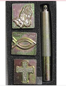 Tandy Leather-Religioso 3D, carimbo para estampa Conjunto Com Alça - 88900-01