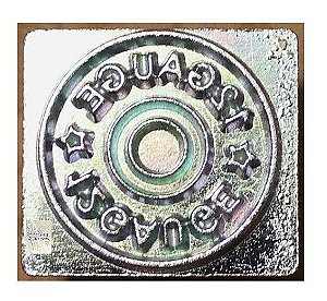 CARIMBO 3D TANDY Espingarda Calibre 12 Shell #8664