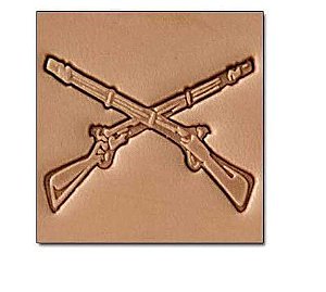 CARIMBO 3D TANDY RIFLES  #8688