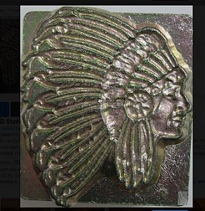 CARIMBO 3D TANDY indio #8429