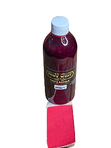 TINTA BASE ALCOOL 500ML VERMELHA