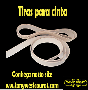 Tira Couro Para Cinto 4mm 4CM X 1,3 A 1,5 M Feito No Grupon