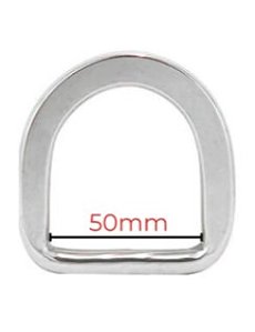 Meia Argola D Inox 50mm