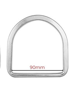 Meia Argola D Inox 90mm