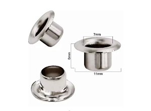 Ilhos 51 Pct C/ 1000 aluminio