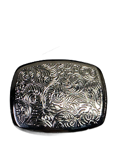 Fivela de Zamac para Encapar em Couro – 9 cm x 7 cm retangular cod 01
