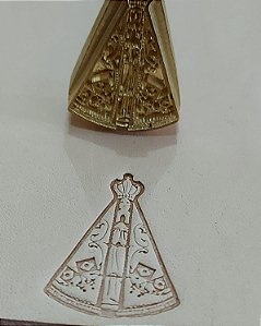 PINO LATÃO P126 NOSSA SENHORA APARECIDA 3CM