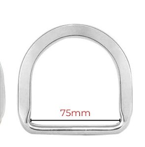 MEIA  ARGOLA D INOX 75MM
