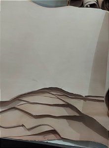 Couro bufalo meia banda em torno de 90x210cm 5,5mm a 6mm