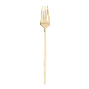 Garfo para Mesa em Aço Inox Opera 22cm - Champanhe Dourado