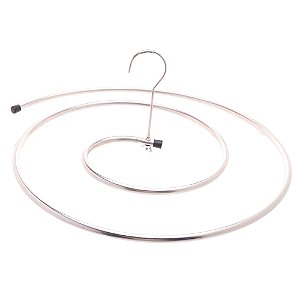 Cabide Para Lençóis E Toalhas Em Aço Inox De Espiral 40cm
