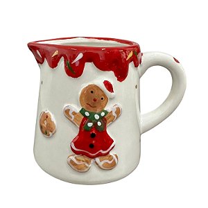 Leiteirade Cerâmica Biscoito Ginger de Natal Gingerbread